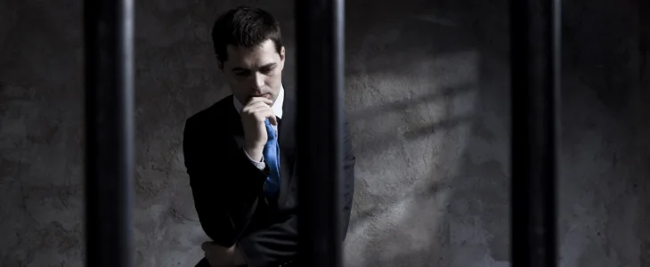 Businessman in prison